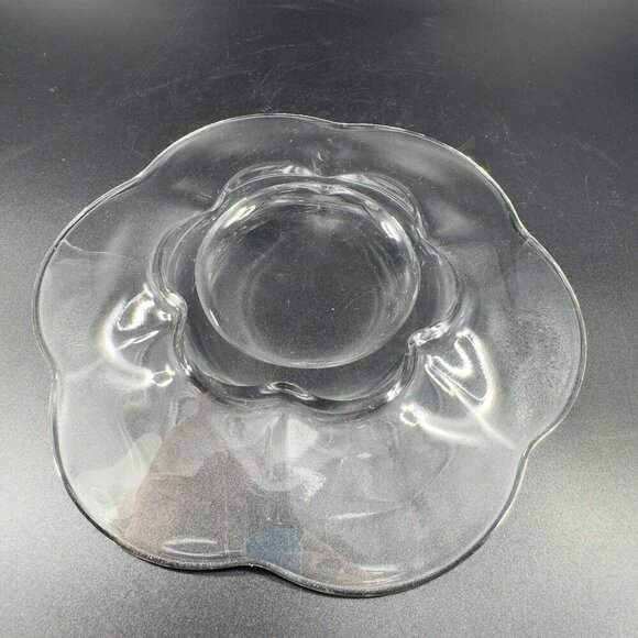 Vintage Duncan Miller Canterbury Pattern Elegant Glass Clear Dish Plate Set 3 - Picture 7 of 8